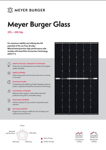 Solarmodul Meyer Burger (Full Black, Standard & Glas-Glas)