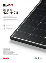 Laden Sie das Bild in den Galerie-Viewer, Solarmodul LONGi Hi-MO (Standard &amp; Full Black)