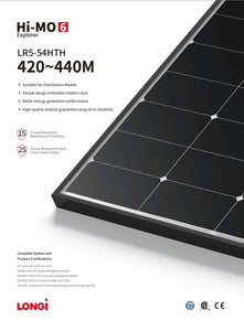Solarmodul LONGi Hi-MO (Standard & Full Black)